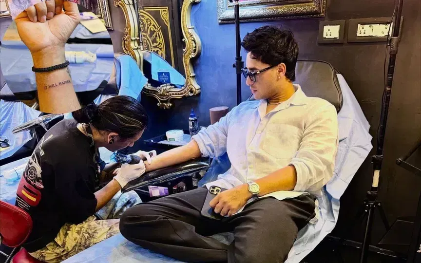 After conquering Australia, Abhishek Sharma inks his champion mindset in new tattoo